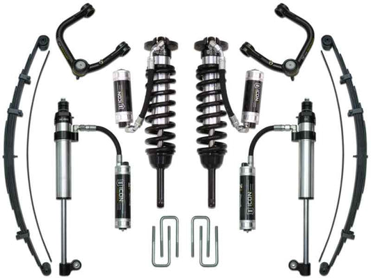 ICON 05-15 Toyota Tacoma 0-3.5in/16-17 Toyota Tacoma 0-2.75in Stg 9 Suspension System w/Tubular Uca