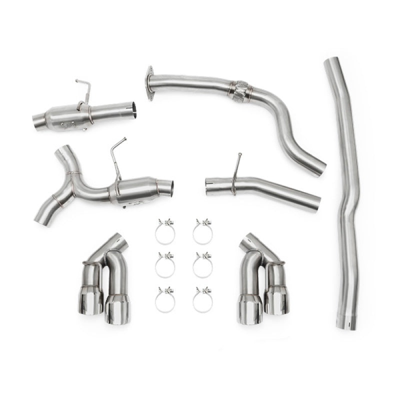 Mishimoto 2016+ Chevrolet Camaro 2.0T Quad Polished Tip Cat-Back Exhaust System