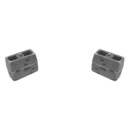 Fabtech 00-04 Ford F250/350 4WD Rear Leaf Spring Block Kit - 5 Inch Lift