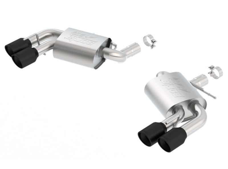 Borla ATAK Rear Section Exhaust System for Chevrolet Camaro SS 2016-2024 - Ceramic Black Finish