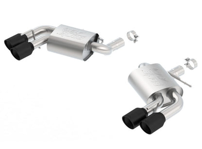 Borla ATAK Rear Section Exhaust System for Chevrolet Camaro SS 2016-2024 - Ceramic Black Finish