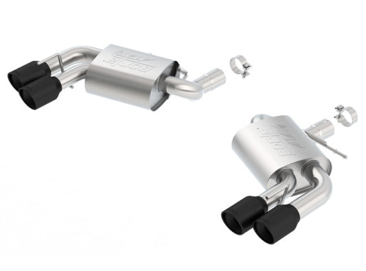 Borla ATAK Rear Section Exhaust System for Chevrolet Camaro SS 2016-2024 - Ceramic Black Finish