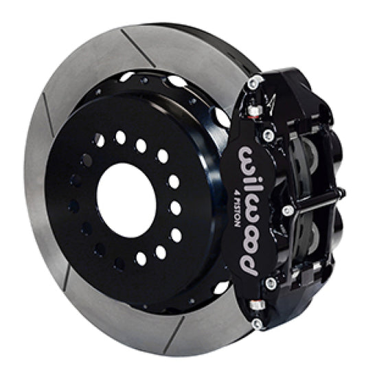 Wilwood Mopar/Dana Rear Kit with Green Calipers and Snap Ring - Part Number 140-14878
