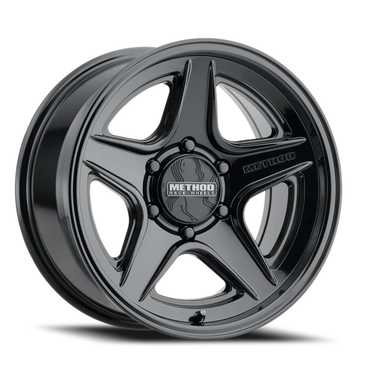 Method MR319 18x8.5 Black Alloy Wheel with 6x135 Bolt Pattern and +40mm Offset