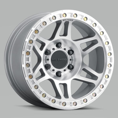 Method MR106 Beadlock Wheel 17x9 Inches with -44mm Offset and 8x6.5 Bolt Pattern