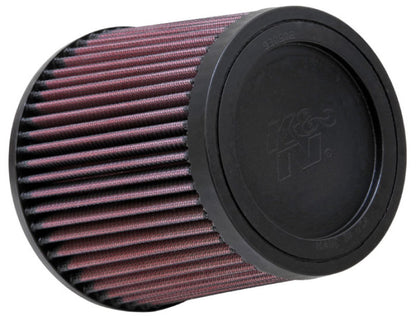 K&N Engineering Universal Rubber Air Filter Part Number RU-4950 for Mitsubishi Lancer (2.5 inch Flange, 6 inch Base, 5 inch Top, 5.5 inch Height)