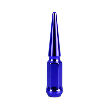 Mishimoto Steel Spiked Lug Nuts M14 x 1.5 - 24 Piece Set in Blue