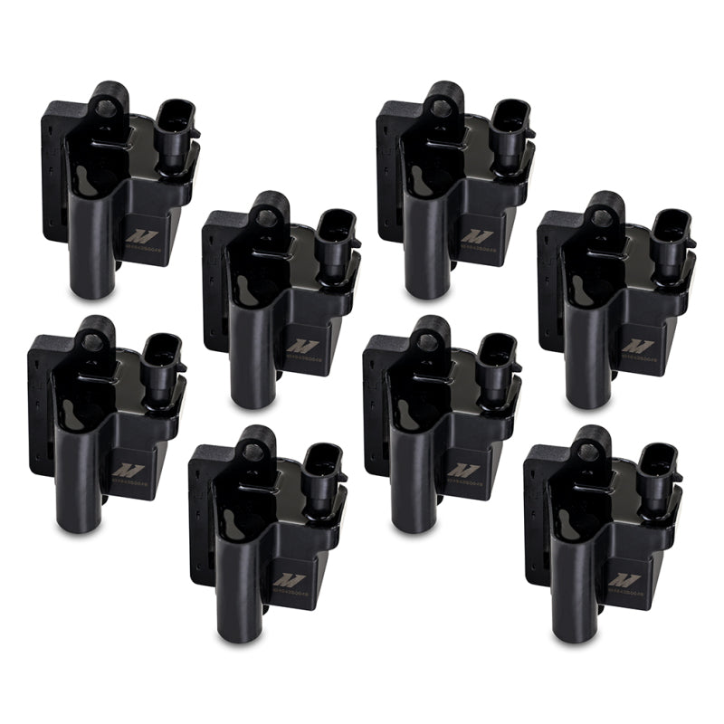 Mishimoto 99-07 GM Square Style Engine Ignition Coil Set - Reliable Replacement for GMC and Chevrolet LS Engines