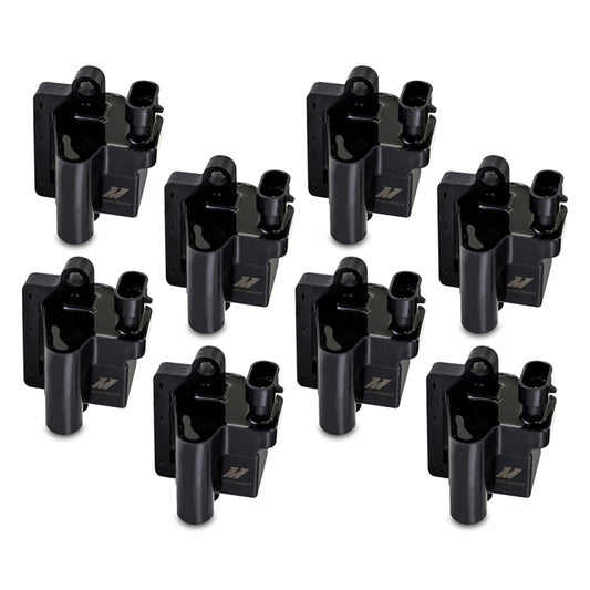 Mishimoto 99-07 GM Square Style Engine Ignition Coil Set - Reliable Replacement for GMC and Chevrolet LS Engines