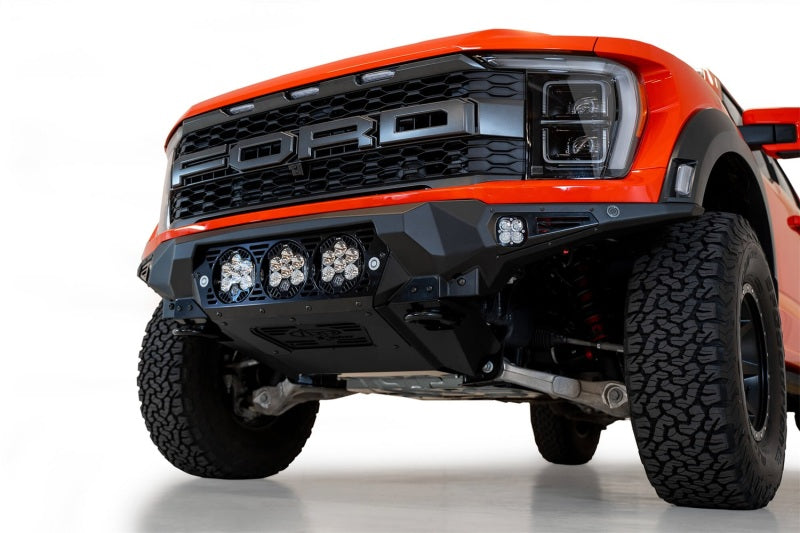 Addictive Desert Designs Ford Raptor Bomber Front Bumper with Baja Designs LP6 Mounts – 2021+ F-150