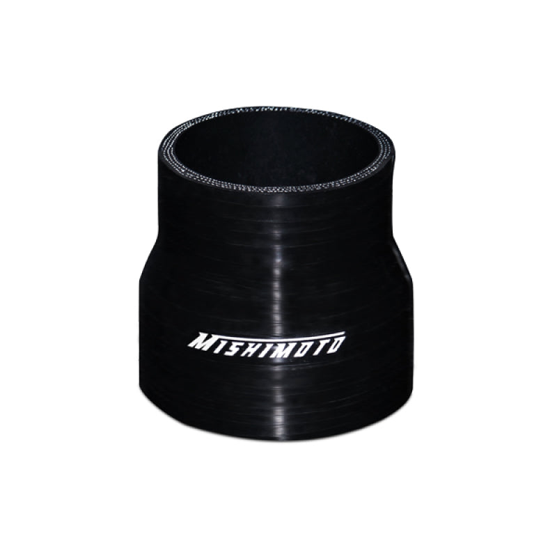 Mishimoto 2.5 to 3.0 Inch Black Silicone Transition Coupler - Automotive Air Intake and Cooling System Connector