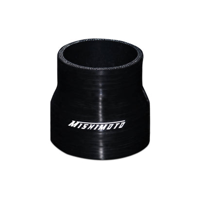 Mishimoto 2.5 to 3.0 Inch Black Silicone Transition Coupler - Automotive Air Intake and Cooling System Connector