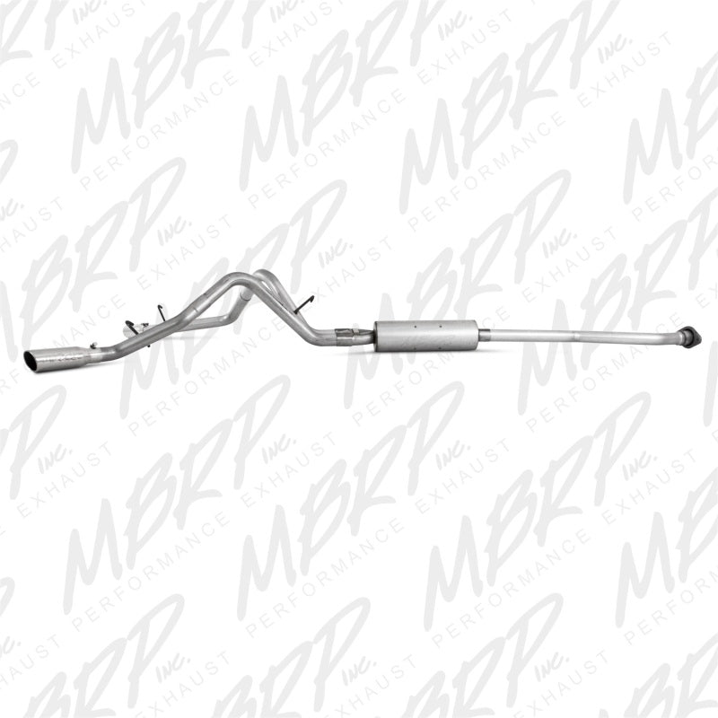 MBRP Armor Lite Series Cat Back Exhaust System for Chevy and GMC 1500 (2003-2007) - Dual Split Side Exit, 2.5 Inch Diameter, Includes Tips and Hardware