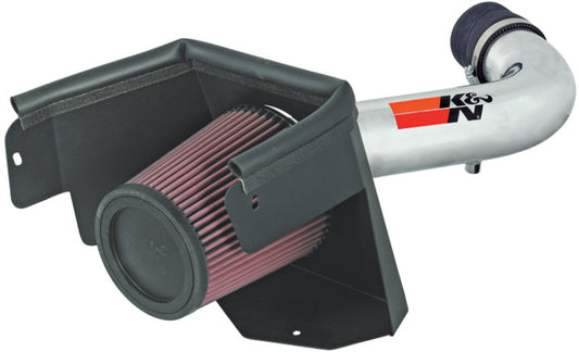 K&N Engineering 77-1553KP High Flow Cold Air Intake System for Jeep Wrangler V6 3.8L