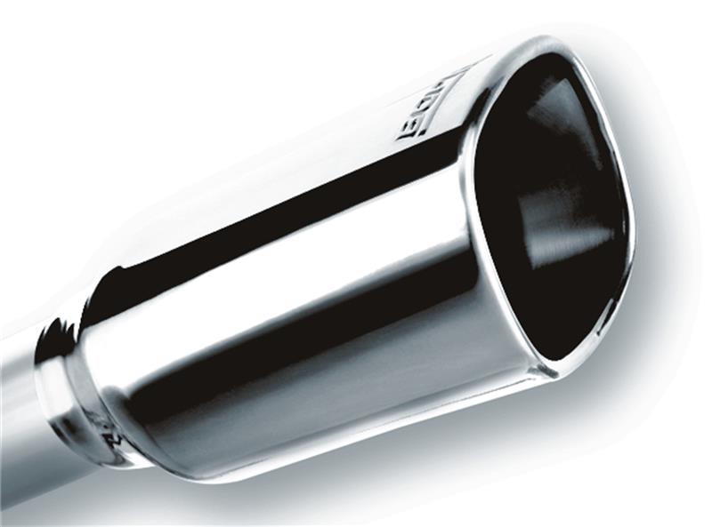 Borla Premium 2.25-inch Inlet Stainless Steel Exhaust Tip with Bright Chrome Finish - Part #20241