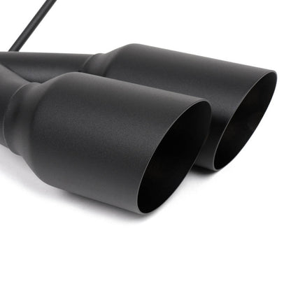 BLOX Racing 2022+ WRX Muffler Delete / Axle Back with 4-inch Single Wall Matte Black Tips