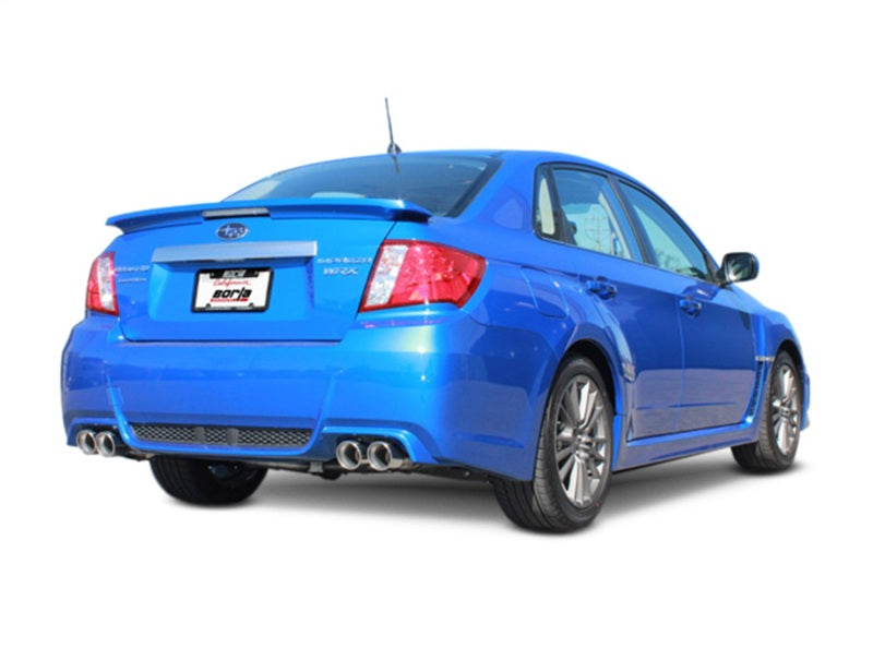 Borla ATAK Cat-Back Exhaust System for 2011-2014 Subaru Impreza WRX/STI Sedan 2.5L 4-Cylinder Turbo