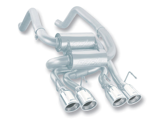Borla S-Type Axle-Back Exhaust System for 2005-2008 Chevrolet Corvette C6 6.0L/6.2L V8