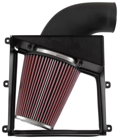 K&N Engineering 63-1132 AirCharger Performance Cold Air Intake for BMW 535i (2011-2016) with High-Flow Filter and Heat Shield