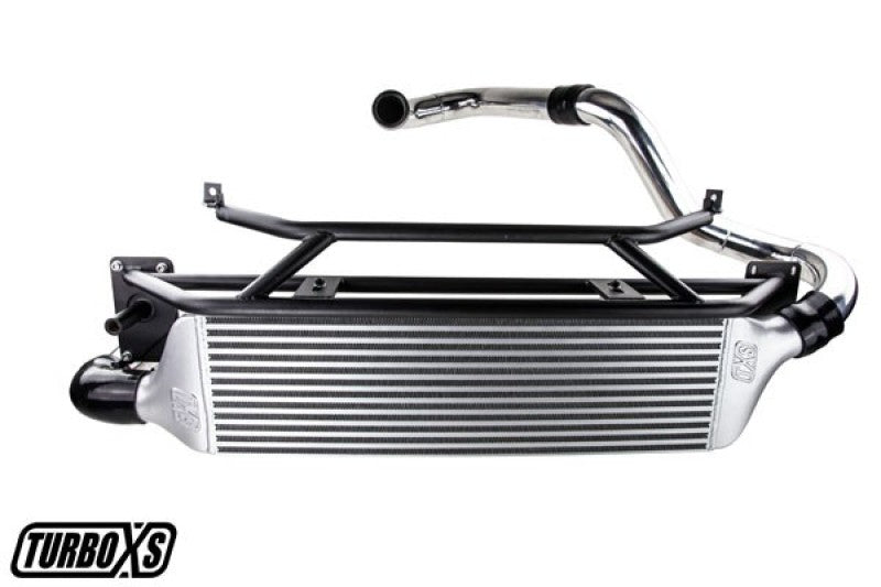 Turbo XS Front Mount Intercooler Kit for 2015-2018 Subaru WRX - Wrinkle Red Finish
