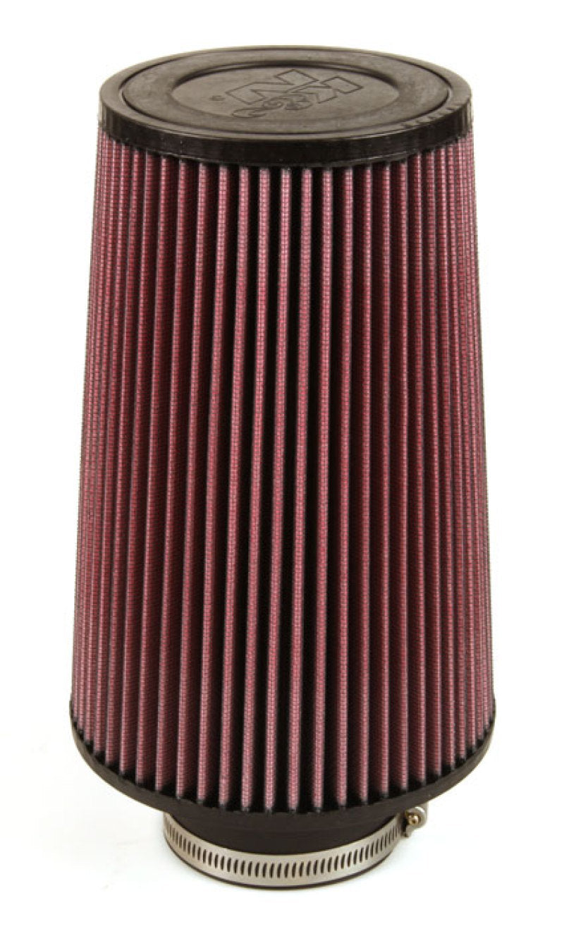 K&N Engineering Universal Rubber Air Filter – 3 Inch Flanged, 6 Inch Outer Diameter, 4-5/8 Inch Outer Diameter Top, 9 Inch Length