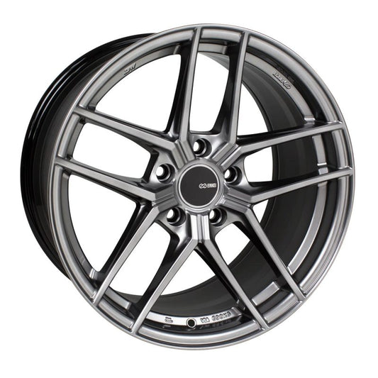 Enkei TY5 19x8.5 Aluminum Wheel with 5x114.3 Bolt Pattern and 35mm Offset in Hyper Silver Finish