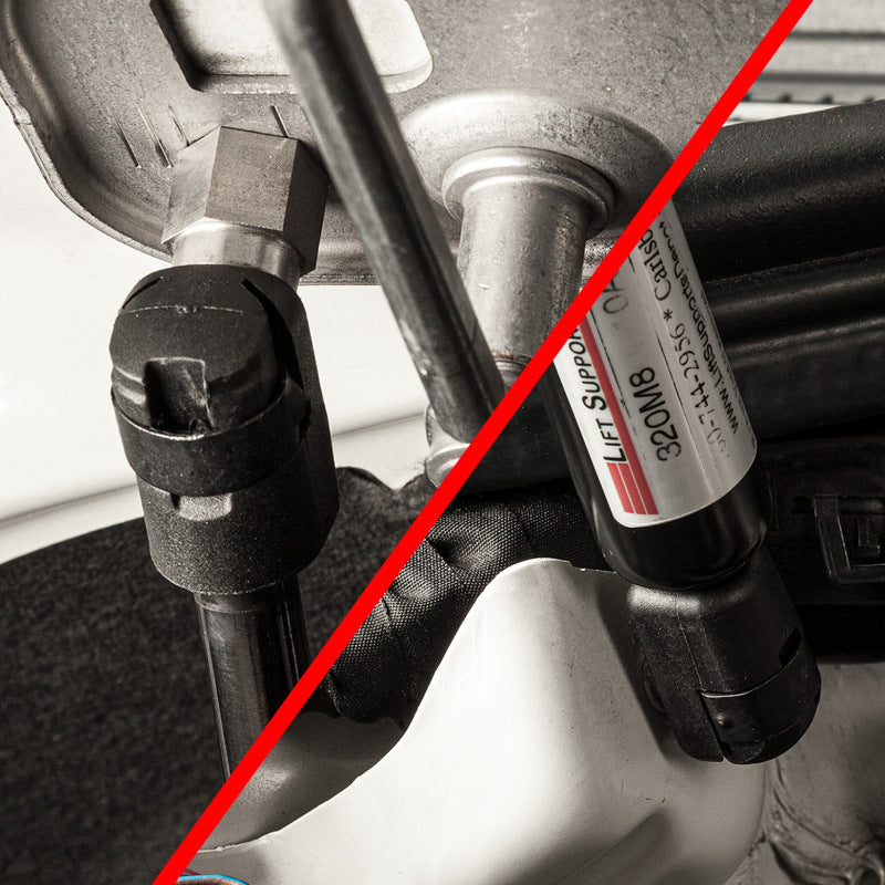 Cobb 22-23 Volkswagen Golf FTI MK8 Hood Strut Kit - Reliable Support and Easy Installation