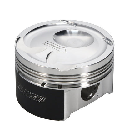 Manley Performance Ford 2.3L EcoBoost 87.5mm Standard Size Bore Dish Piston Set (Part Number 637000C-4)