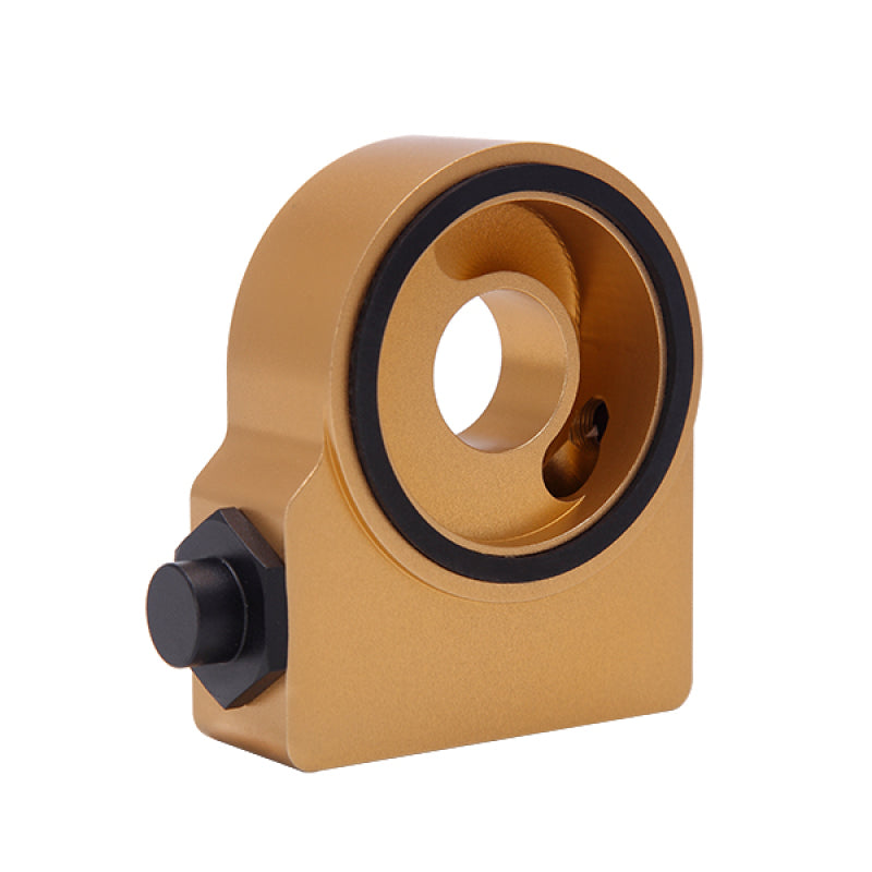 Mishimoto Silver M20 Oil Sandwich Plate - High-Flow Cooling System Adapter for Automotive Applications
