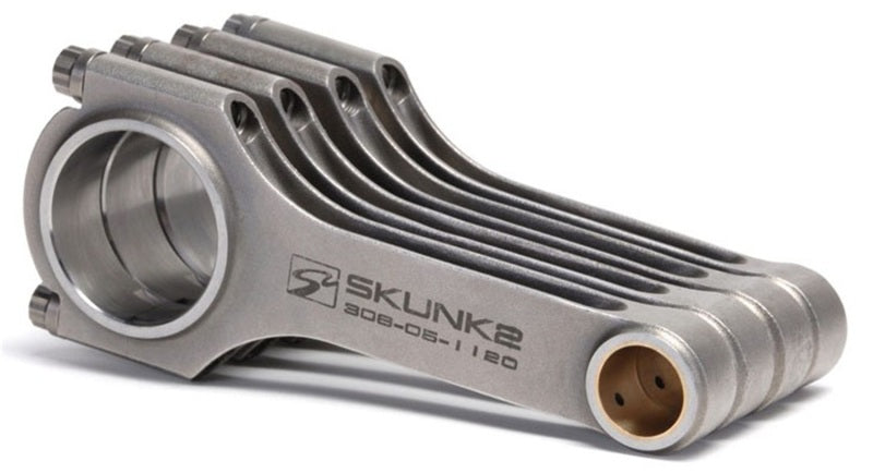 Skunk2 Alpha Series Honda B18C Connecting Rods – Forged 4340 Chromoly, H-Beam Design, Rated for Over 900 HP