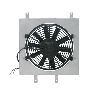 Mishimoto 22x18x3.5 Inch Aluminum Fan Shroud Kit for Dual Pass Race Radiator