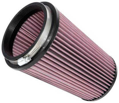 K&N Engineering Universal Clamp-On Air Filter (Part Number RU-1008) – 4.5 inch Flange, 5-7/8 inch Base, 4.5 inch Top, 8-3/8 inch Height