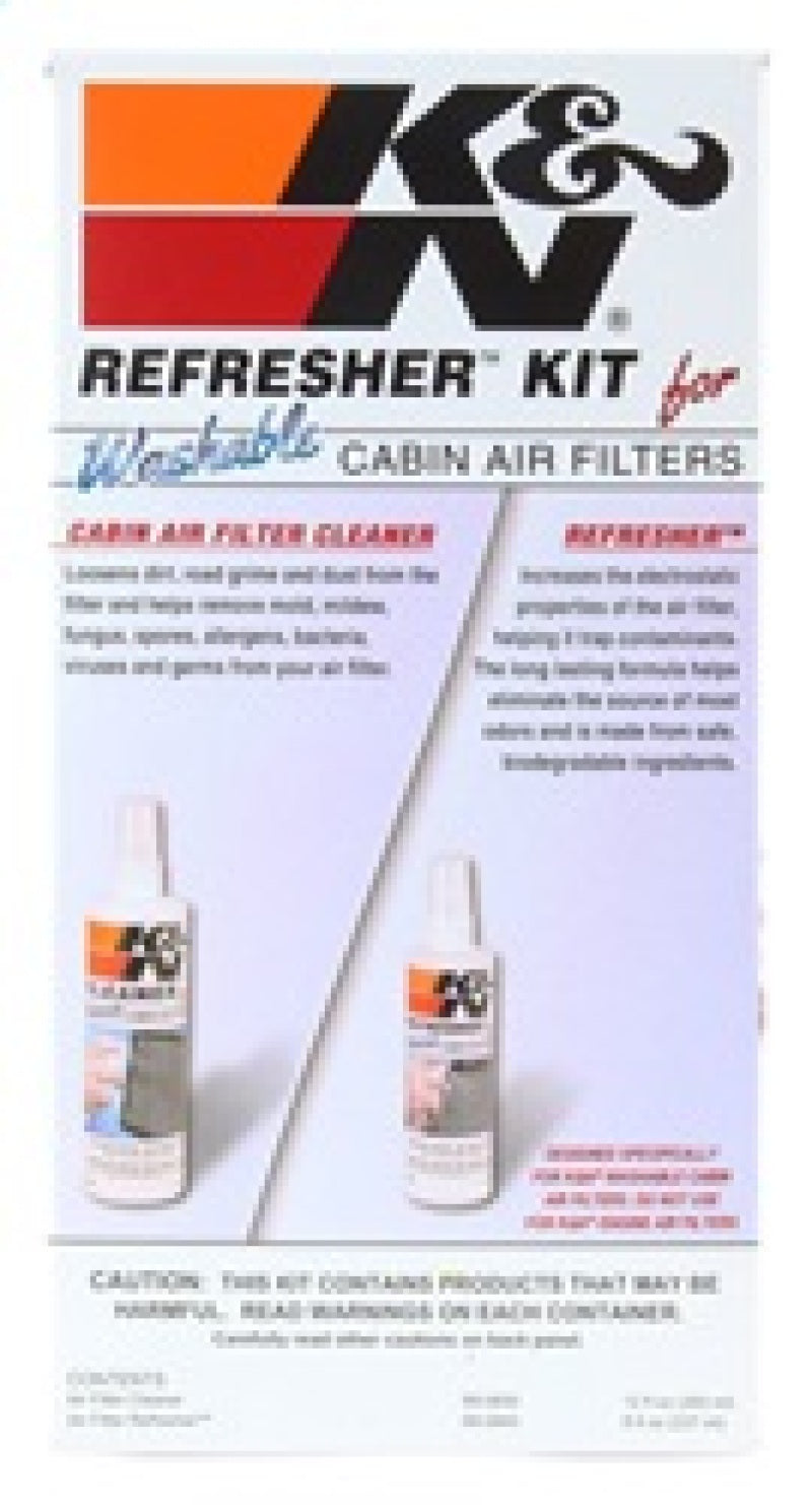 K&N Engineering Cabin Filter Cleaning Kit (Part No. 99-6000) for Washable Cabin Air Filters