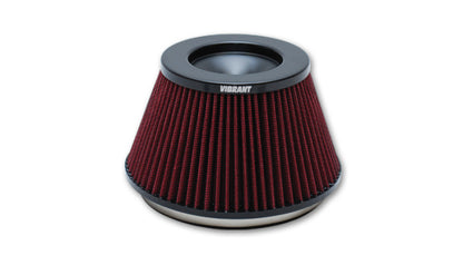 Vibrant The Classic Performance Air Filter with 6-Inch Inlet for Bellmouth Velocity Stacks
