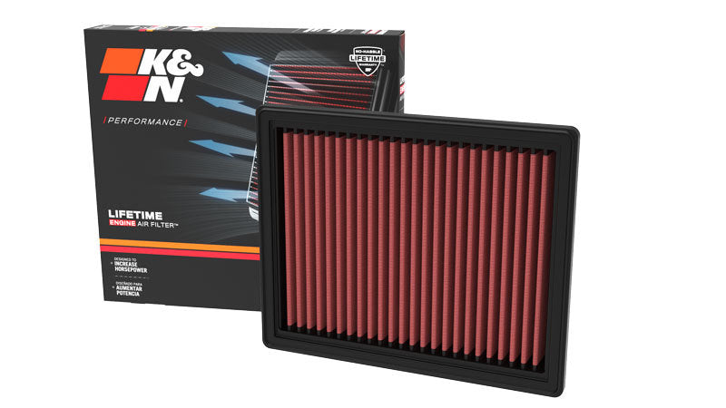 K&N Engineering High-Flow Replacement Air Filter for Nissan Pathfinder V6-3.5L and Infiniti QX60 (Part #33-5126)