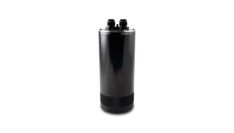 Vibrant Large 2.0L 2-Port Catch Can Assembly - Aluminum Oil Catch Can for Automotive Applications