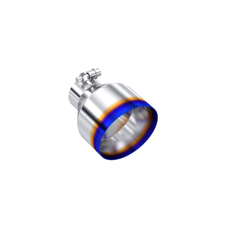 MBRP Burnt End Exhaust Tip 2.5 Inch Inlet - 5 Inch Outlet - T304 Stainless Steel Universal Fit