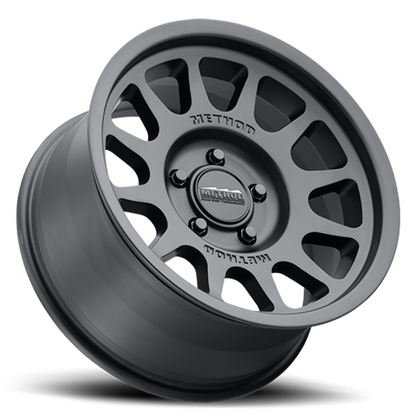Method MR703 Bead Grip 16-Inch Matte Black Off-Road Wheel with 5x130 Bolt Pattern and +68mm Offset