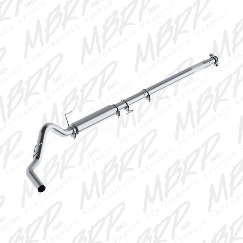 MBRP Armor Lite Series 2011-2014 Ford F-150 3.5L V6 EcoBoost 4-inch Cat Back Exhaust System - Single Side Exit