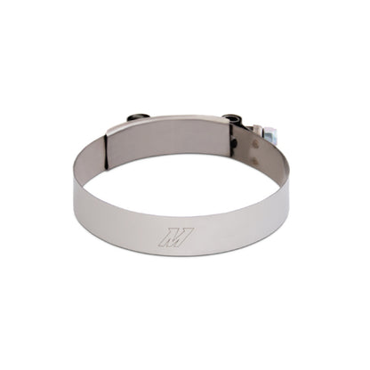 Mishimoto 4 Inch Stainless Steel T-Bolt Clamp – Heavy-Duty Hose Clamp for Automotive Applications