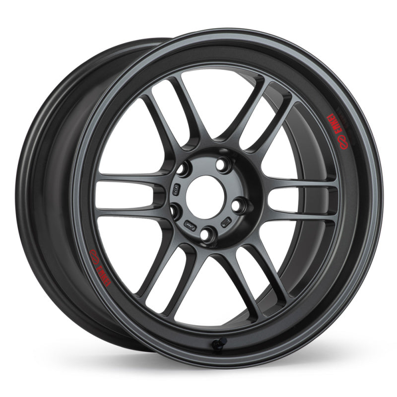 Enkei RPF1RS 18x11 Inch Matte Gunmetal Wheel with 5x114.3 Bolt Pattern and -10mm Offset