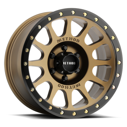 Method MR305 NV 17x8.5 Inch Off-Road Wheel with Bronze Finish and 6x135 Bolt Pattern