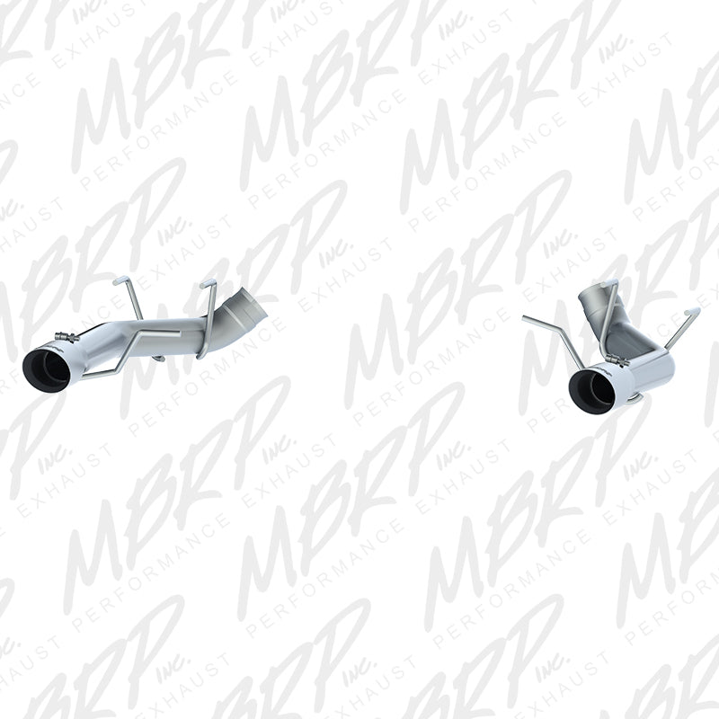 MBRP Armor Pro Series Dual Axle Back Exhaust System for Ford Mustang 2011-2014 – T304 Stainless Steel, 3-inch Diameter, Dual Split Rear Exit with Muffler Delete Pipes and 4.5-inch Tips