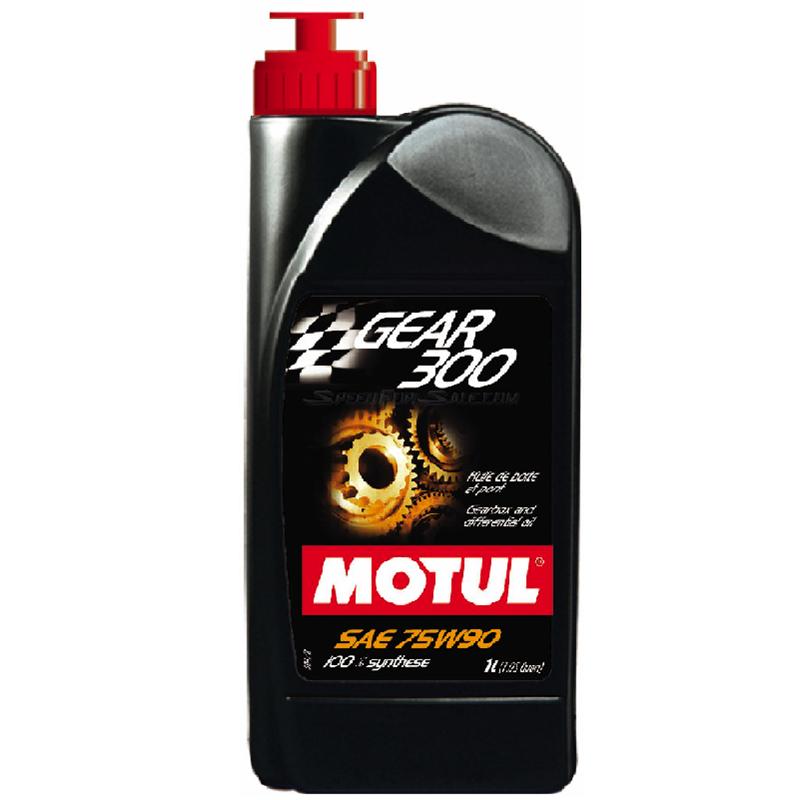 Motul 1L Transmission Gear 300 75W90 Synthetic Ester for High-Performance Mechanical Transmissions