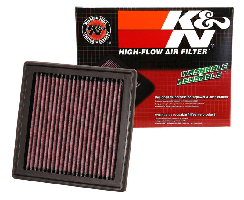 K&N Engineering High-Flow Drop-In Air Filter for Nissan 350Z 2007-2009