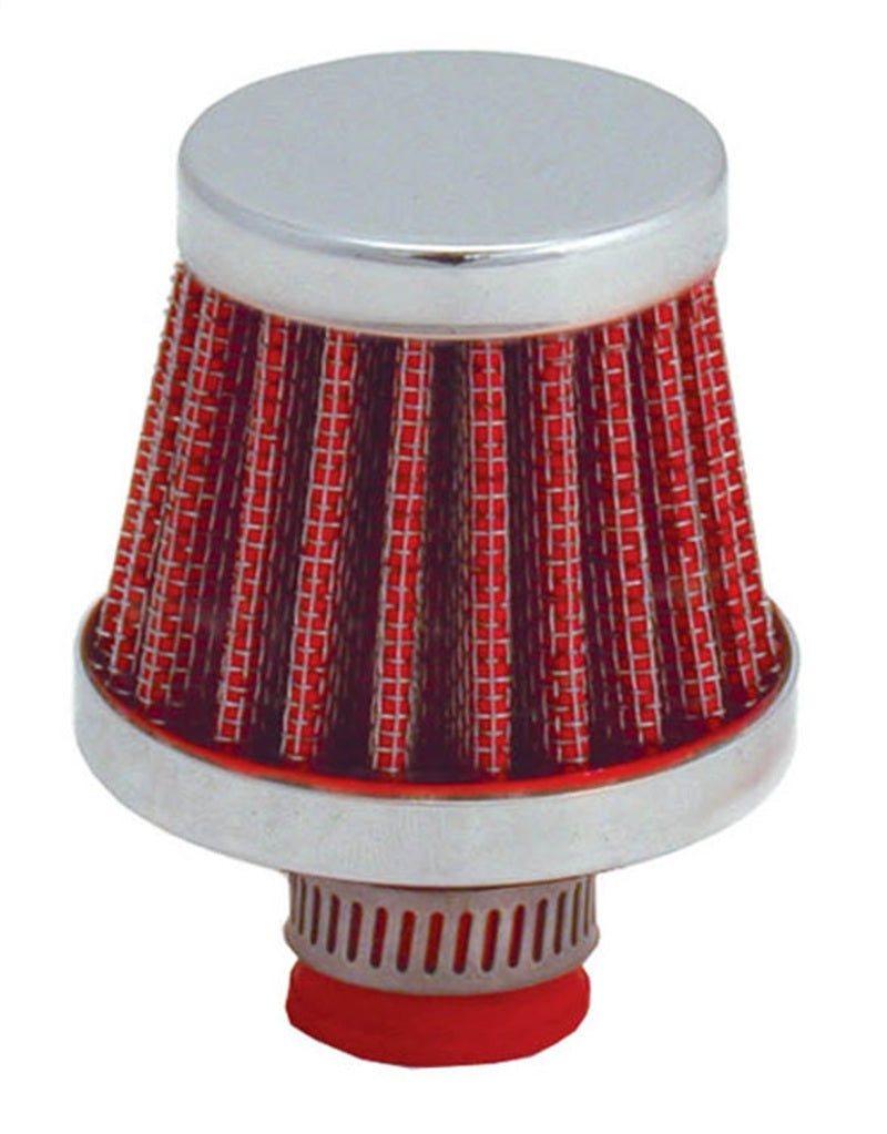 Spectre Breather Filter with 10mm Flange - Red, 2-inch OD, 1-3/4-inch Height