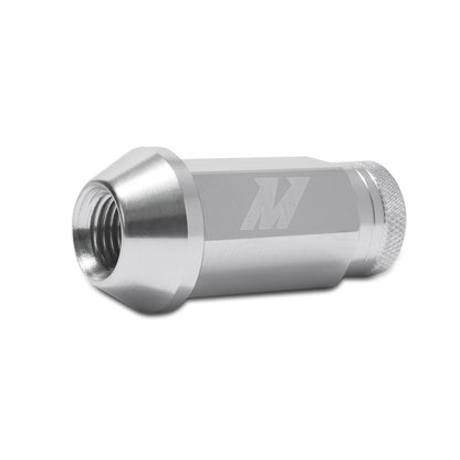 Mishimoto Aluminum Locking Lug Nuts 1/2 x 20, 23-Piece Set in Silver