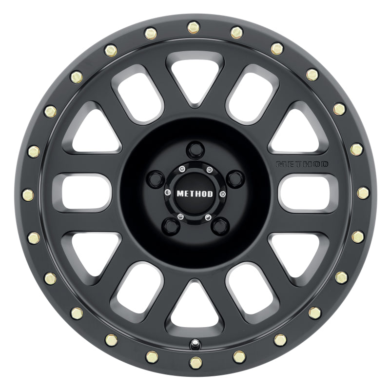 Method MR309 Grid 17x8.5 Black Wheel with 5x5 Bolt Pattern and 94mm Hub Bore