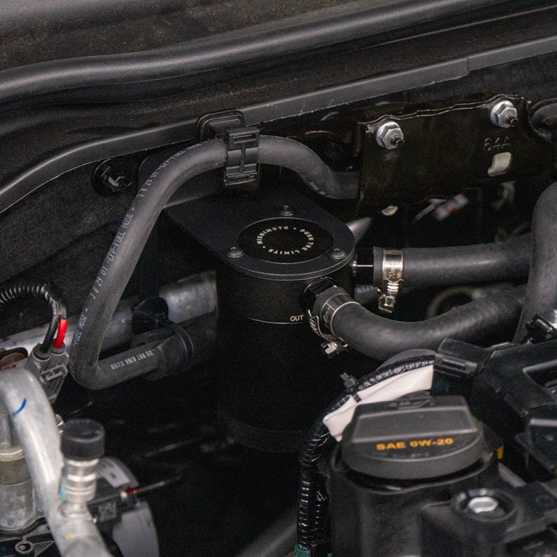 Mishimoto 2022+ Honda Civic 1.5T Baffled Oil Catch Can PCV Side - Prevent Carbon Buildup and Improve Engine Efficiency