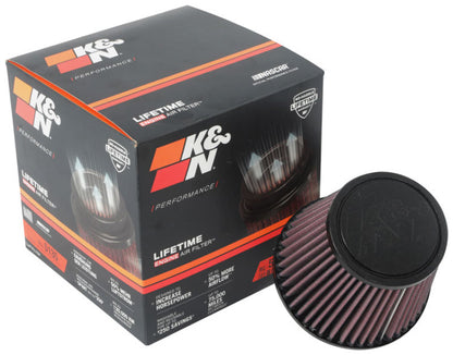 K&N Engineering RU-5135 Universal Clamp-On Air Filter – 2-3/4 inch Flange, 5-1/16 inch Body, 3-1/2 inch Top, 4-3/8 inch Height